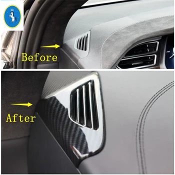 

Yimaautotrims Auto Accessory Front Dashboard Upper Air Conditioning AC Outlet Vent Cover Trim Fit For Tesla Model X 2017 - 2020