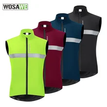 WOSAWE Autumn and Winter Riding Fleece Windproof Warm Outdoor Sports Vest Jacket Clothing
