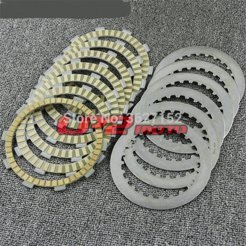 Clutch Friction Plates Discs For Honda Xl600v Xlv600 8700 Shadow Vlx