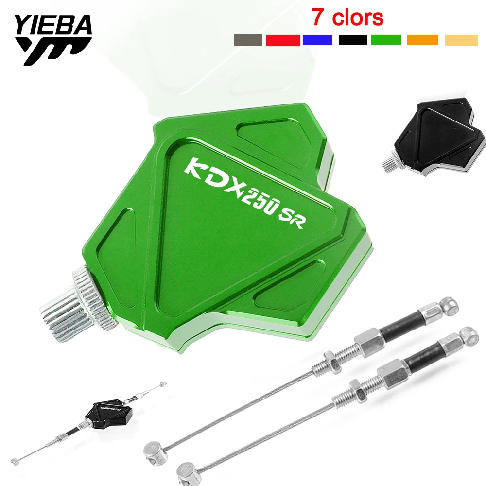Для Kawasaki KDX125SR KDX 125 SR KDX250SR 2000- Мотоцикл с ЧПУ Алюминиевый трюк рычаг сцепления легко тянет кабельная система мотокросс