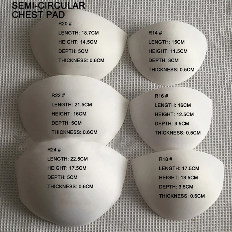 Вкладыши для бюстгальтера полукруглые черные и белые 5 пар/комплект | Дом сад