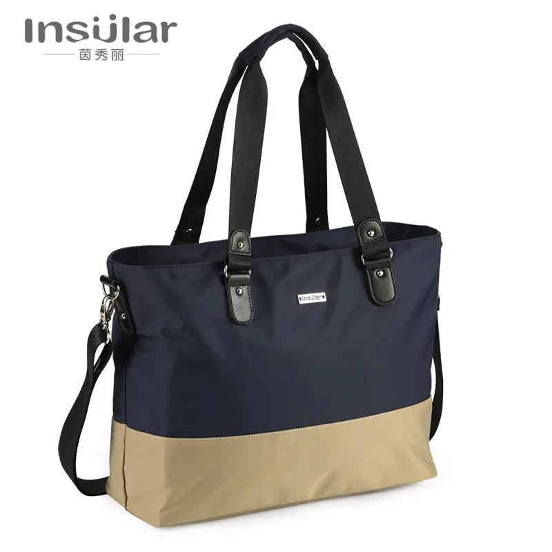 

Insular Waterproof Shoulder Nylon Diaper Bag Multi-functional Large-Volume Mom And Baby Diaper Bag Shoulder Cross Border