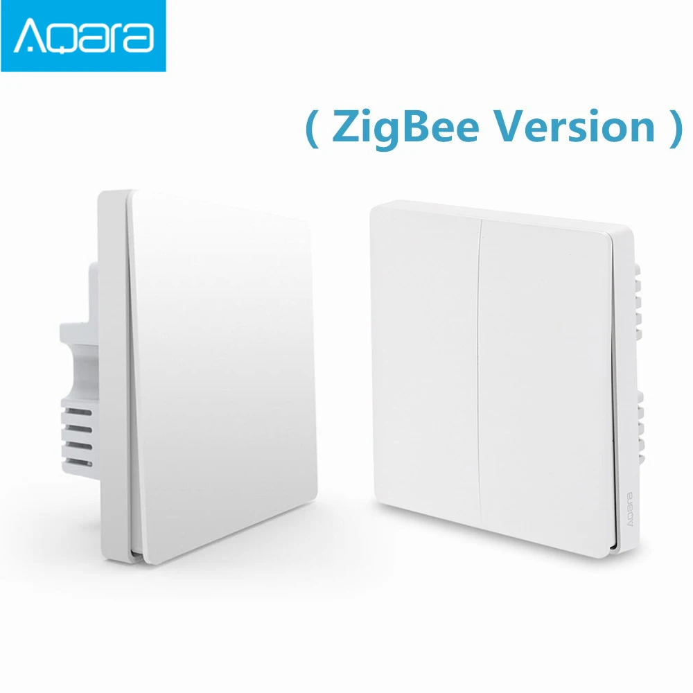  original Aqara Mijia Smart home Light Control Single Fire wire ZigBee Wireless Key Wall Switch Via  - 32974697281