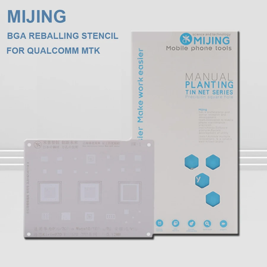 MIJING высокое качество BGA трафарет посвящает набор для Qualcomm MTK ремонт посадки сети