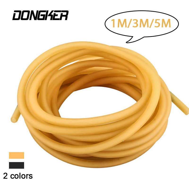 

1m 3m 5m Natural Slingshot Elastic Latex Tube 3050 2055 1842 2040 Catapult Sling Replacement Ruber Band For Hunting Shooting