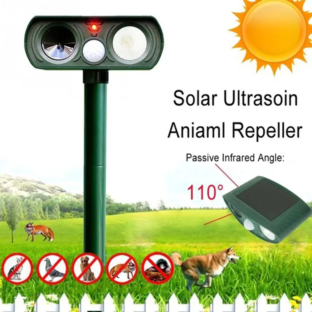 

Outdoor ultrasonic mouse repeller Solar snake repeller Outdoor animal repeller rat repellents keep out wild animals