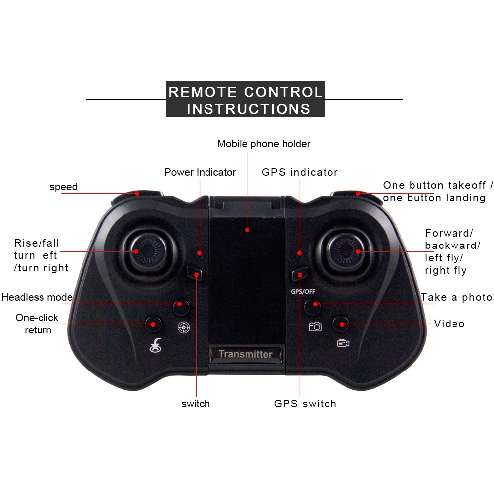 912GS gps RC Дрон 5G Wifi FPV 1080P камера Широкоугольный 12 минут время полета складной высота удержания RC Квадрокоптер
