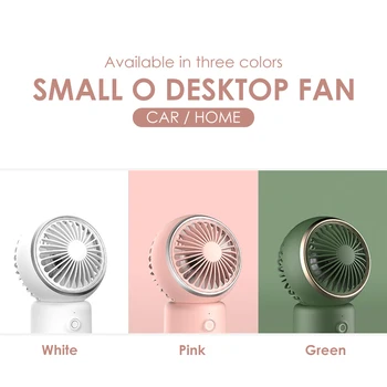

Mini Mute Cooling Fan 3 Speed USB Rechargeable Fan Portable Desktop 120 Degrees Oscillating Fan for Car Home Office