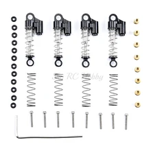 Amortisseurs à ressort en alliage d'aluminium, pour modèle de voiture 1/24RC Axial SCX24 90081, accessoires de mise à niveau