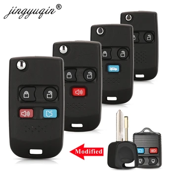 Keyforkess Shell chiave a vibrazione modificata per Ford Edge Flex spiegatore fuga spedizione Focus Lincoln Mercury Navigator custodia a distanza