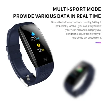 

T5 Smart Bracelet 24 hour temperature monitoring Bracelet Color Screen Sport Pedometer Watch Fitness Traker Bluetooth Waterproof