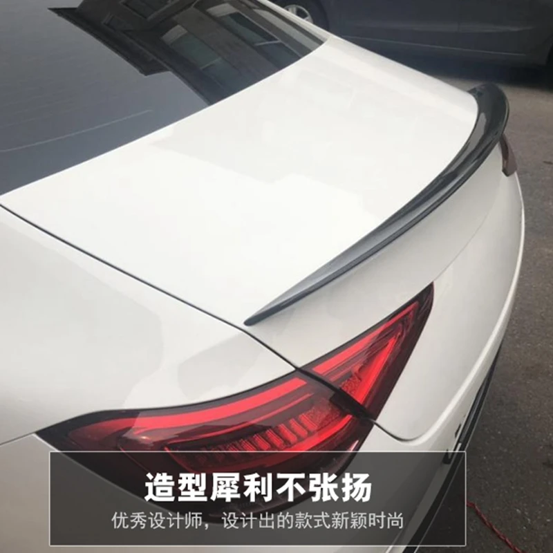 Для Mercedes Benz W257 CLS Высокое качество углеродного волокна задний багажник спойлер автомобиля хвост декоративное крыло