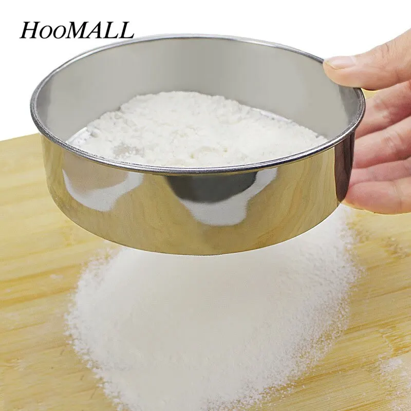 15cm Stainless Steel Mesh Flour Sifting Sifter Sieve Strainer Cake Baking Household Kitchen Tools Great For | Дом и сад
