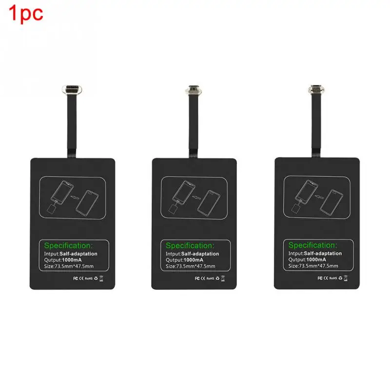 Модуль адаптера Быстрый тип C универсальный практичный Micro USB прочный стабильный беспроводной приемник зарядного устройства портативный телефон назад патч