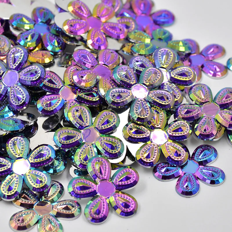 30mm-Big-Size-Sewing-Rose-AB-Flowers-Acrylic-Rhinestones-Flatback-Gems-Sew-On-Strass-Mix-Color (4)