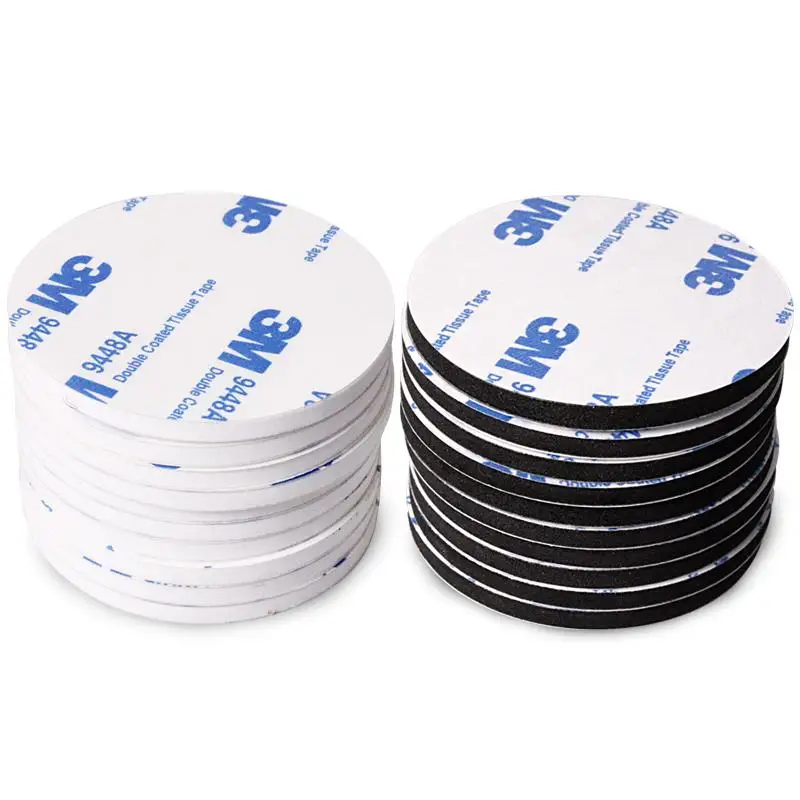 10pcs/set 3M Strong VHB Tape Double Sided Black Acrylic Foam Tape Pad