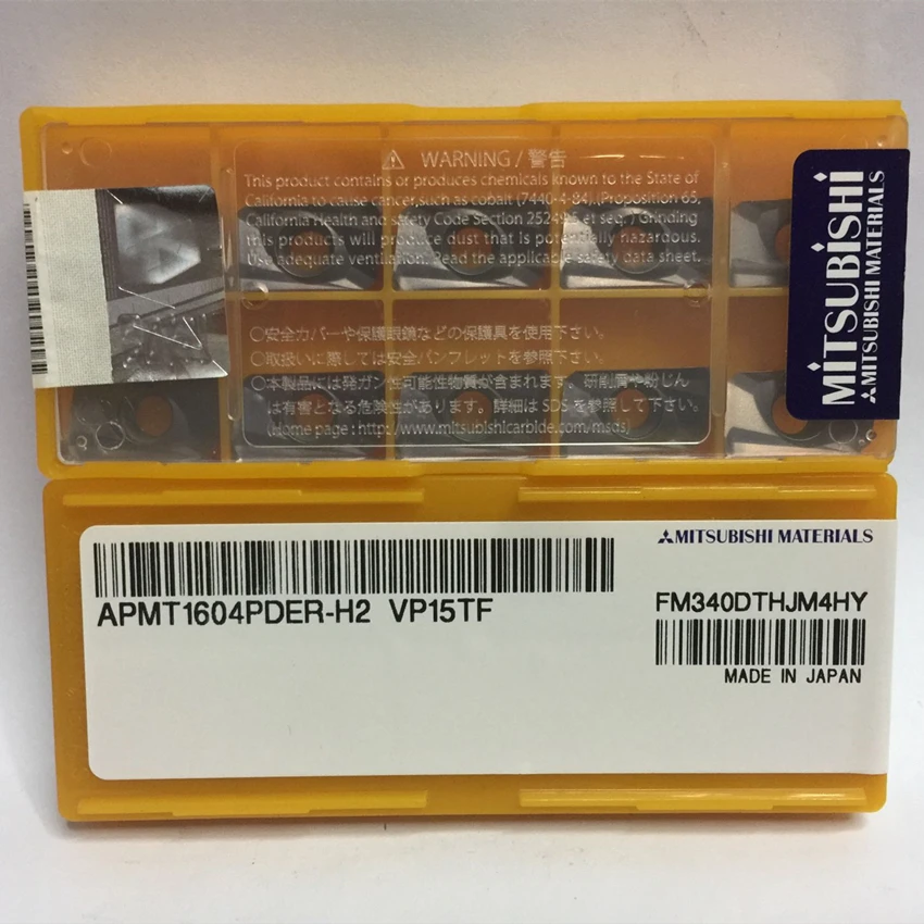 MITSUBISHI APMT1135PDER-H2 VP15TF/APMT1604PDER-H2 VP15TF фрезерные Вставки твердосплавная режущая пластина вставки новые оригинальные