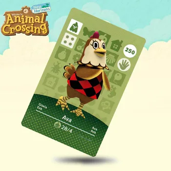 

250 Ava Animal Crossing Card Amiibo Cards Work for Switch NS 3DS Games
