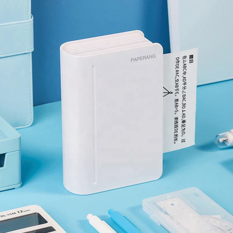 PAPERANG C1 термальный штрих-код стикер чековый карманный портативный мобильный мини термопринтер для печати этикеток PAPERANG - Цвет: C1 MAX