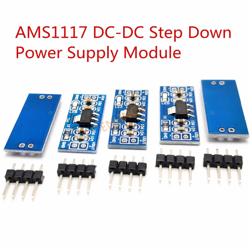 5-10 Pz Lm1117 Ams1117 4.5-7V Turn 3.3V 5.0V 1.5V Dc-Dc Step Down Modulo Di Alimentazione Per Arduino Bluetooth Raspberry Pi