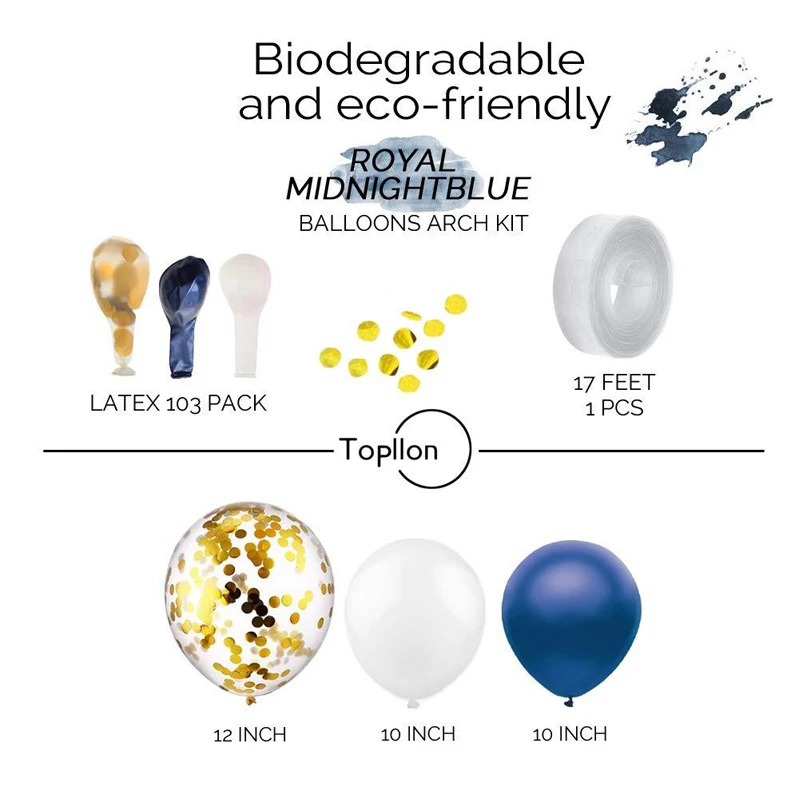 104 шт. латексные воздушные шары|Товары для праздника| |