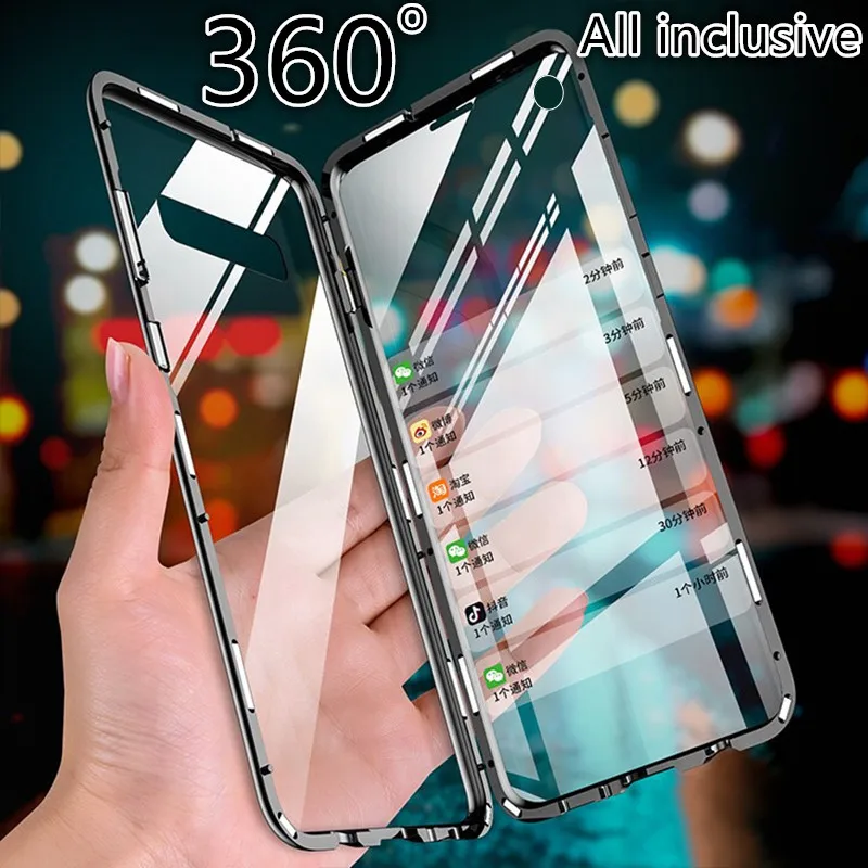 Чехол из закаленного стекла для Samsung Galaxy 10 S8 S10 Plus S9Plus S9 Note 9 8|Бамперы| |