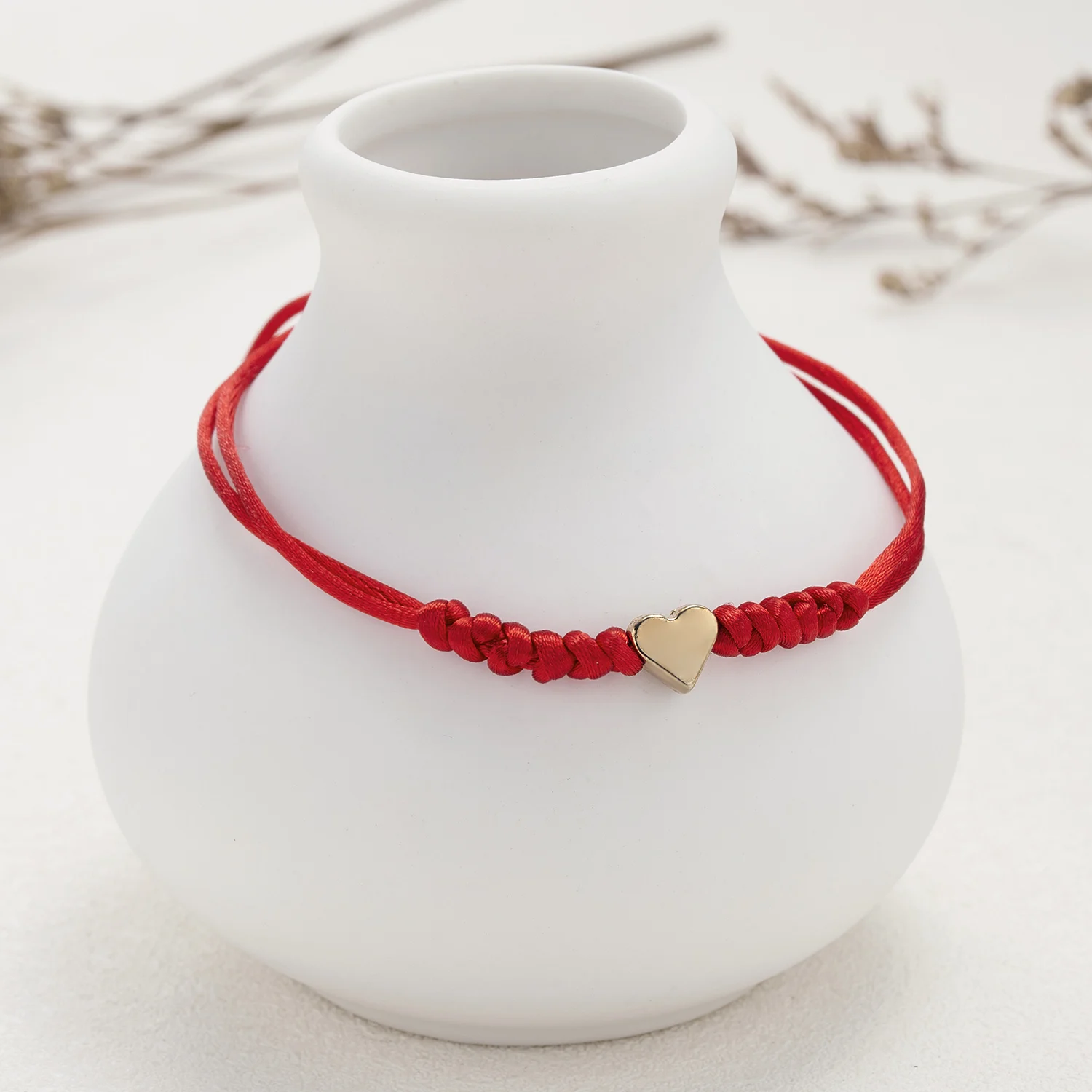Bracelet Jewelry Lucky Black Red Rope 7 Knots Bracelet for Women Handmade Braided String Heart Friendship Jewelry Charm Wish Card Men Gifts
