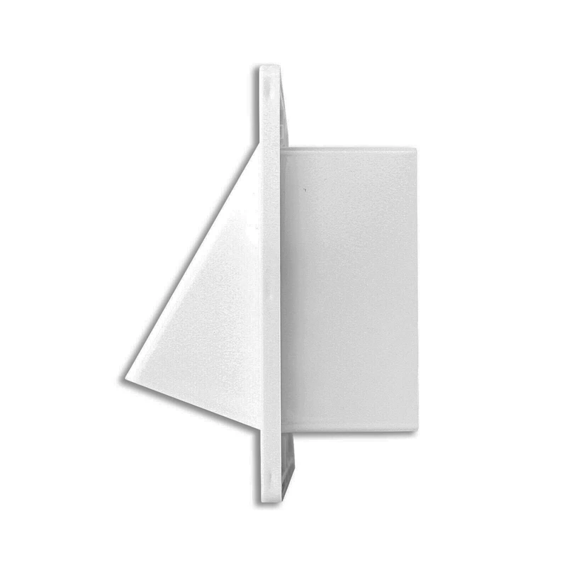 Наружный настенный вентиляционный клапан для Rv Range Hood Vent белый-с хлопушкой мобильный домашний кемпер
