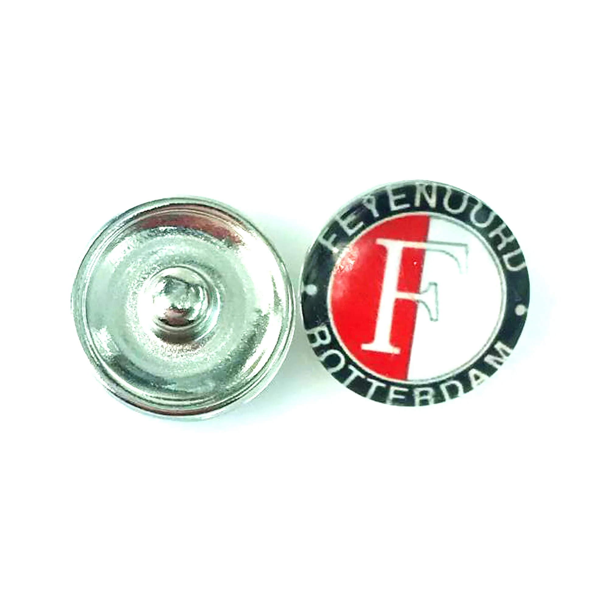 

DIY Ajax Feyenoord Dutch Snap button charm Football Sport Teams snap button bracelet Fit 18mm Snap Men Women Jewelry