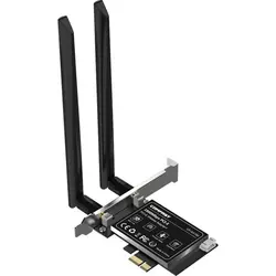 Tarjeta de red inalámbrica PCIE de 1800mbps, tarjeta de red inalámbrica de alta velocidad 802.11AC, WiFi, 6 juegos WIFI de escritorio