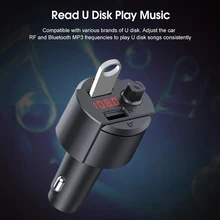 Двойной USB автомобильный Bluetooth 5,0 MP3-плеер многофункциональный автомобильный комплект с приемником громкой связи VH99