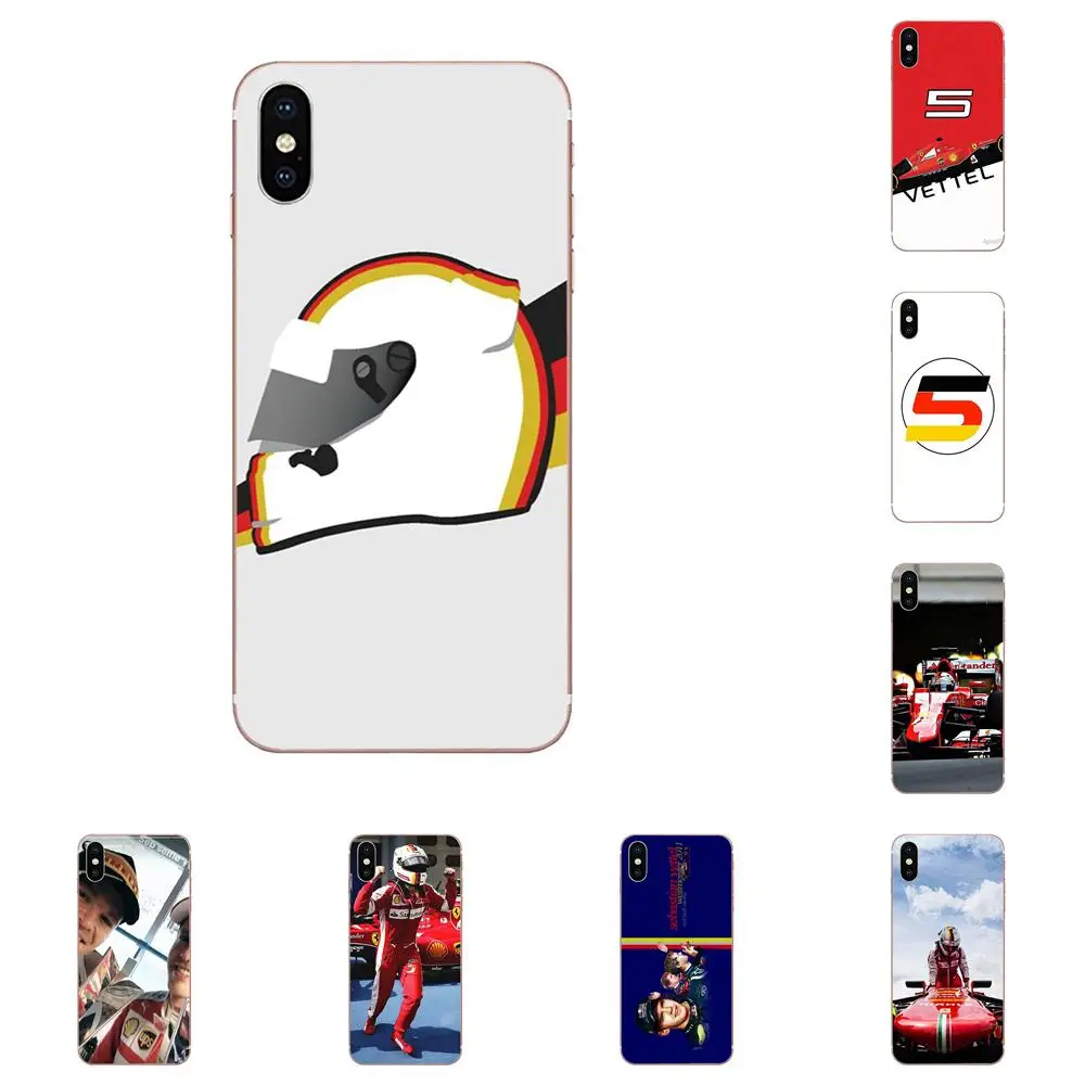 

Painted Cover Colourful Cell Phone Case Sebastian Vettel 5 For Apple iPhone 4 4S 5 5C 5S SE 6 6S 7 8 Plus X XS Max XR