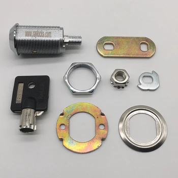 

5 pieces 37mm long size hex nut fixed tubular key postbox locker cam lock