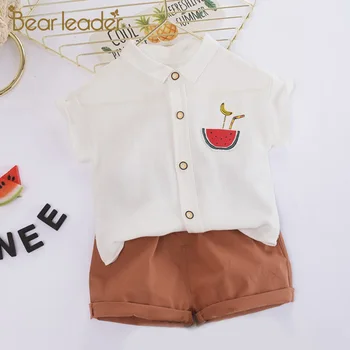 

Bear Leader Baby Clothing Sets 2020 New Fashion Toddler Boys Fruits Pattern Cool Suits Casual T-shirt and Pants Clothes Outfits