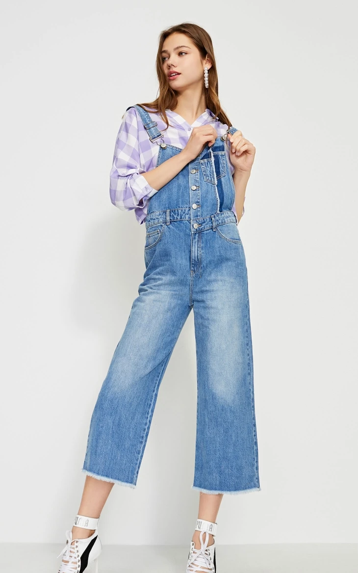 Vero Moda женский прямой джинсовый комбинезон | 3192D4507