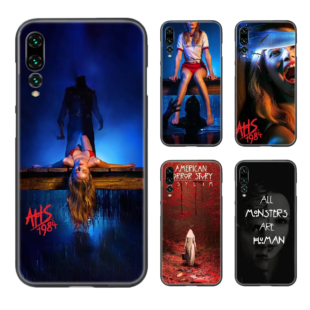 История ужасов AHS 1984 чехол для телефона Корпус Huawei P8 P9 P10 P20 P30 P40 Lite рro плюс Смарт Z