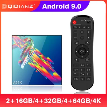 

A95X R3 Smart TV Box Android 9.0 RK3318 1.1GHZ Quad Core 4K Media Player 2.4G/5G Wifi Set-Top Box PK H96 MAX