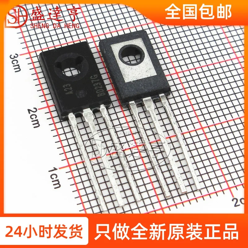 BD237G 2A 80V TO126 Силовые транзисторы NPN транзистор (биполярный транзистор) новый