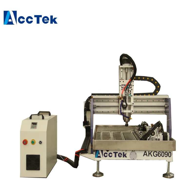 

AccTek 6090 cnc router machine , standard 3 axis mini cnc router with water tank optional