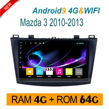 

auto audio player For Mazda 3 2010-2013 video multimedia system RAM4G ROM64G GPS navigation carplay radio Android split screen