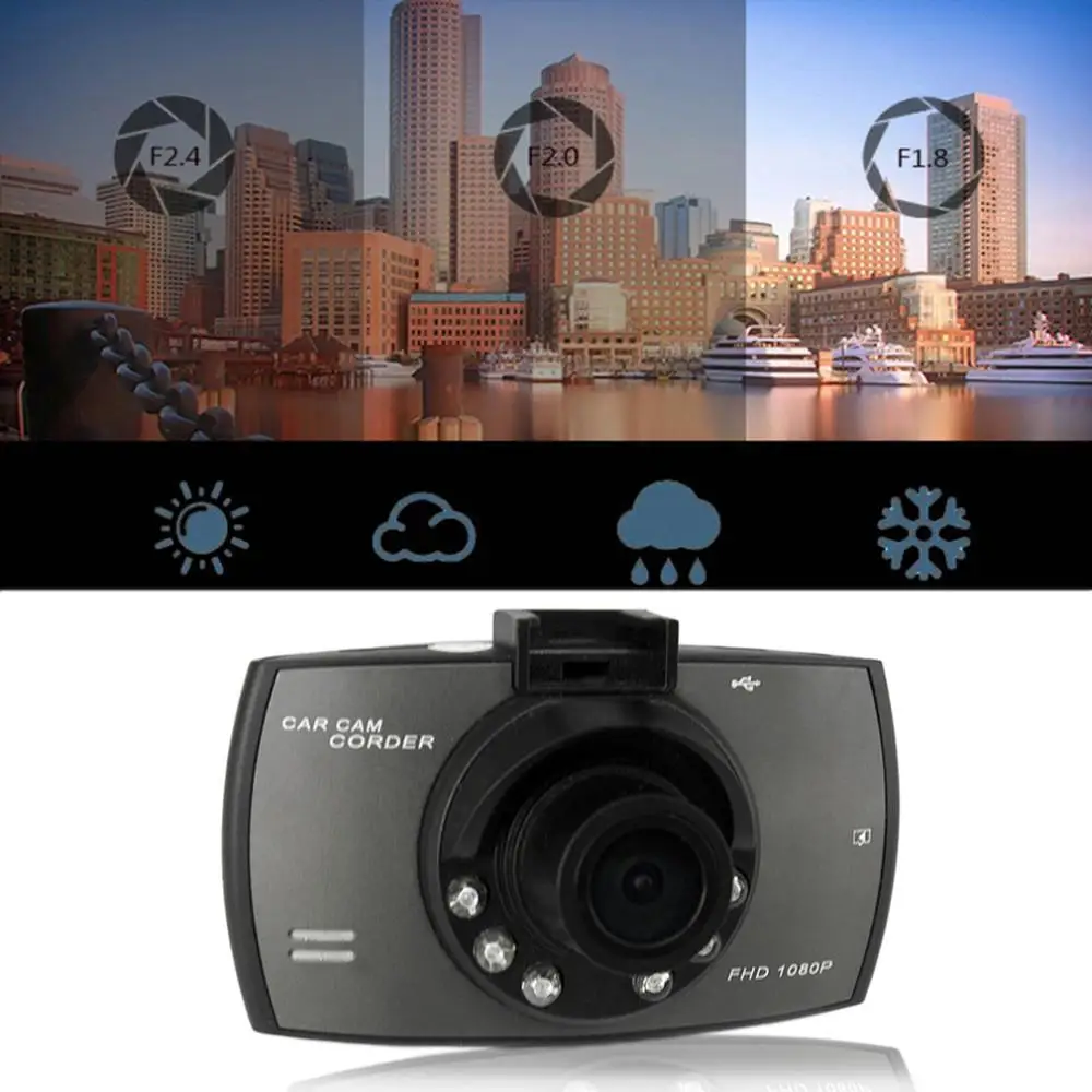 Мини видеорегистратор автомобильный 2 4 дюйма G30 Full HD 1080P 120