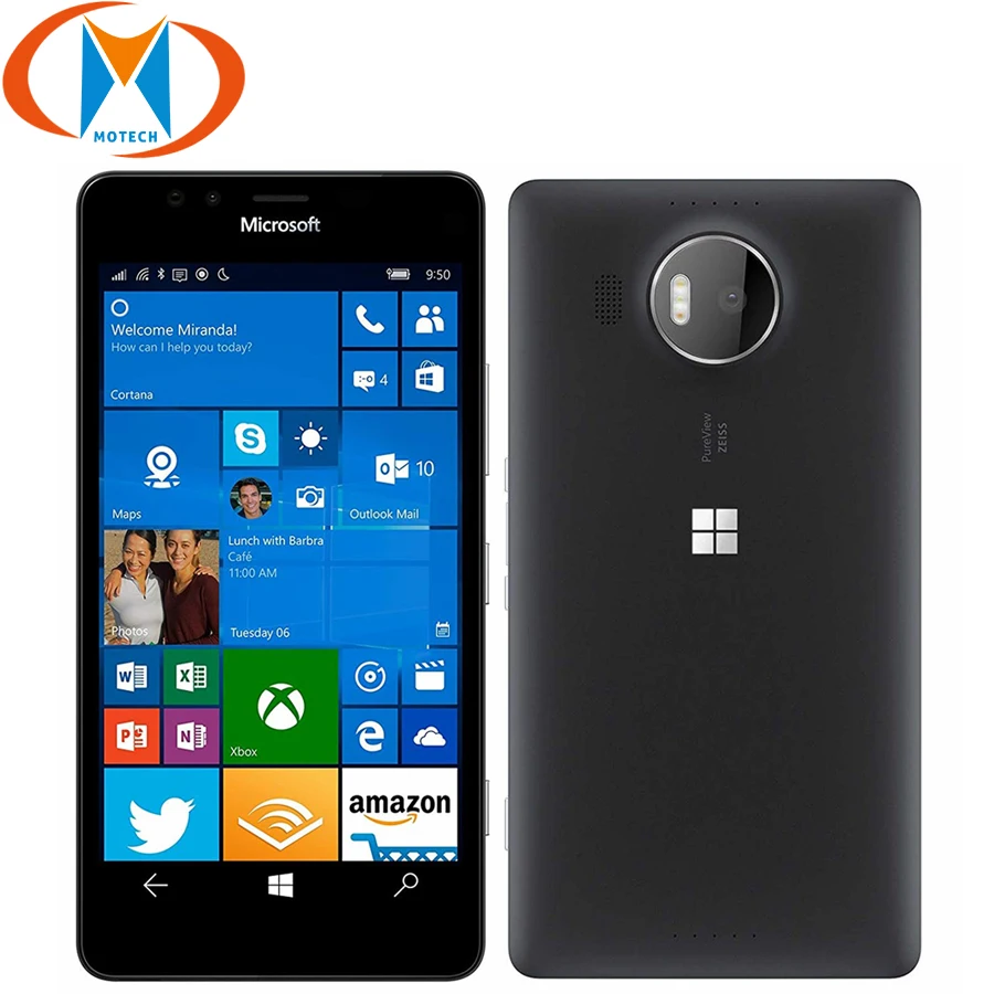 Nokia microsoft Lumia 950 XL RM-1116 мобильный телефон с двумя sim-картами 4G LTE 32 Гб 3 Гб 5," Восьмиядерный NFC телефон Snapdragon 810