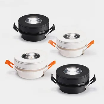 

Rotate 360° Folding Recessed Round COB LED Downlights 7W/12W LED Ceiling Spot lights Background Painting Lamps Indoor Lig