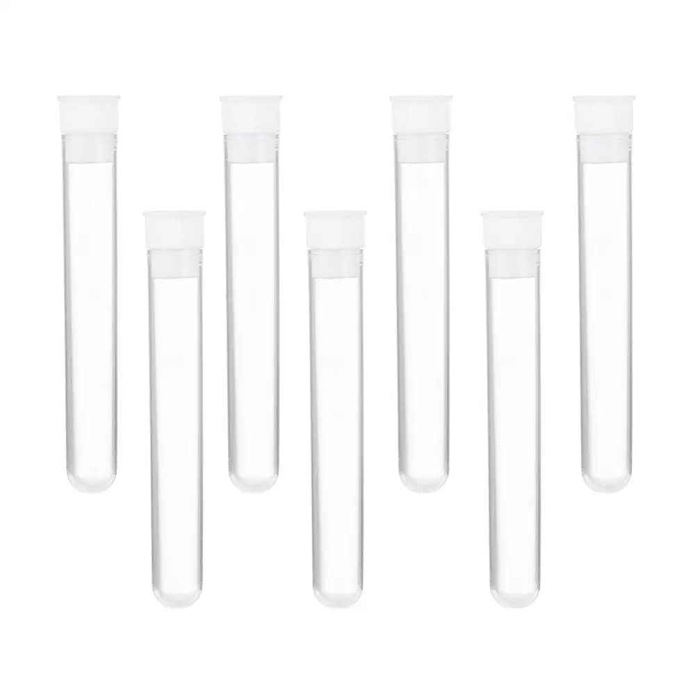 

74.5x12mm Clear Tube Plastic Beads Containers with Lid for Jewelry Packaging, 82mm long with cover Jar Storage Receptacle 100pcs