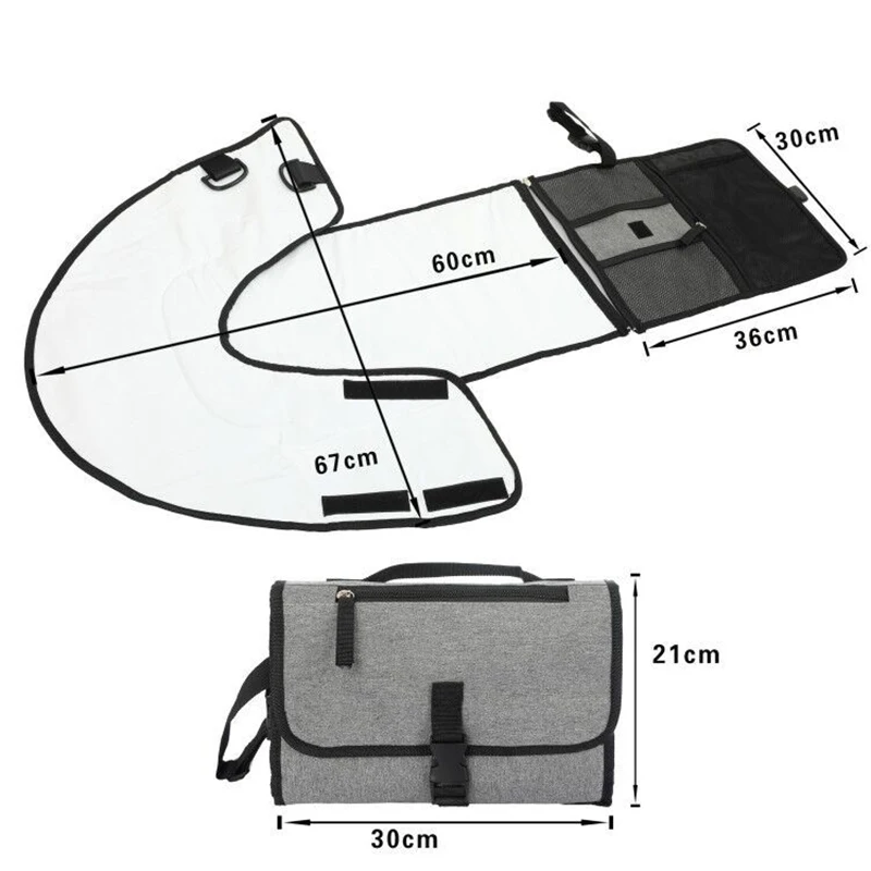 Портативный пеленки для новорожденных, многофункциональный коврик для младенцев, сумка для подгузников, уличная подкладка, уход, складная YAB005