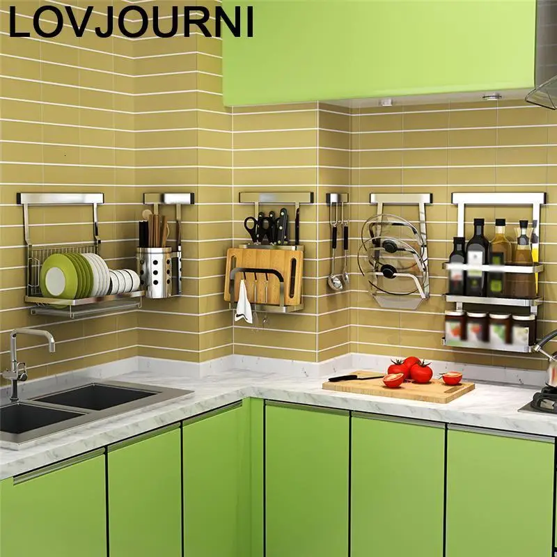 Органайзер для кухни Kuchnia Nevera Organizador и подставка посуды Cocina из нержавеющей стали