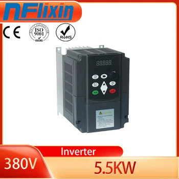 

QD350 5.5kw 3 phase 380v input and output Variable Frequency Drive Converter for Motor Speed Control Frequency Inverter