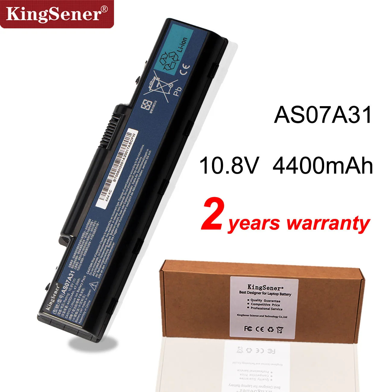 KingSener Batería de celda japonesa AS07A31 para Acer Aspire, 2930G ...