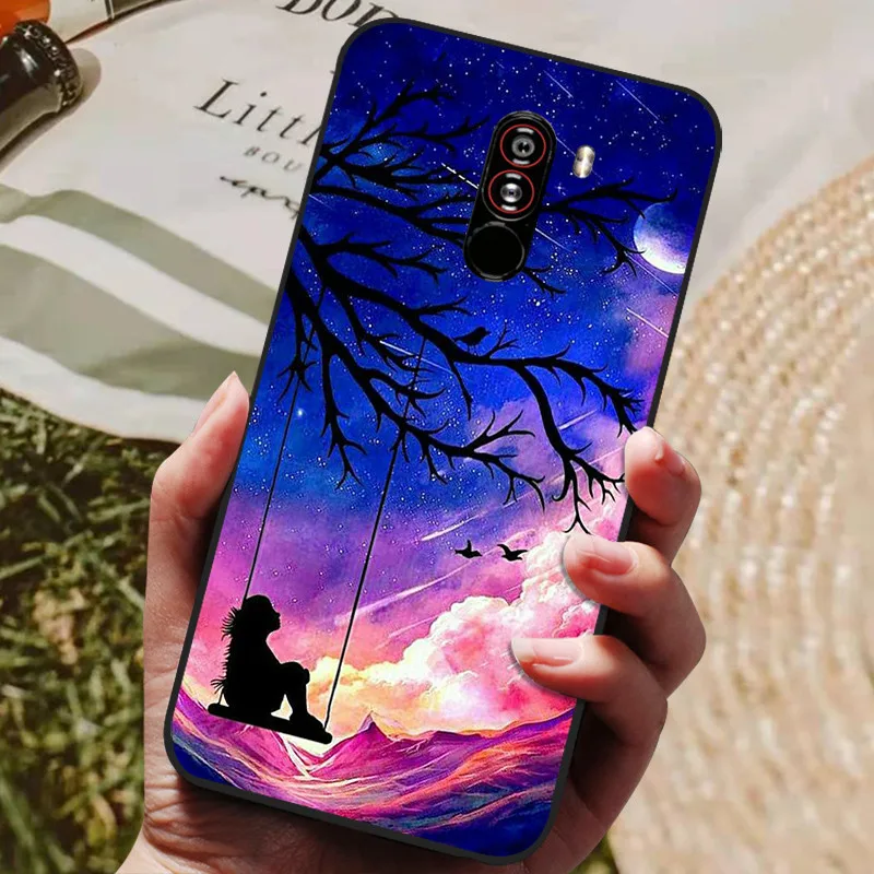 For xiaomi mi pocophone f1 Case Silicon Back Cover Phone Case for xiaomi poco F1 Cases Pocofone F1 6.18 inch Soft bumper coque