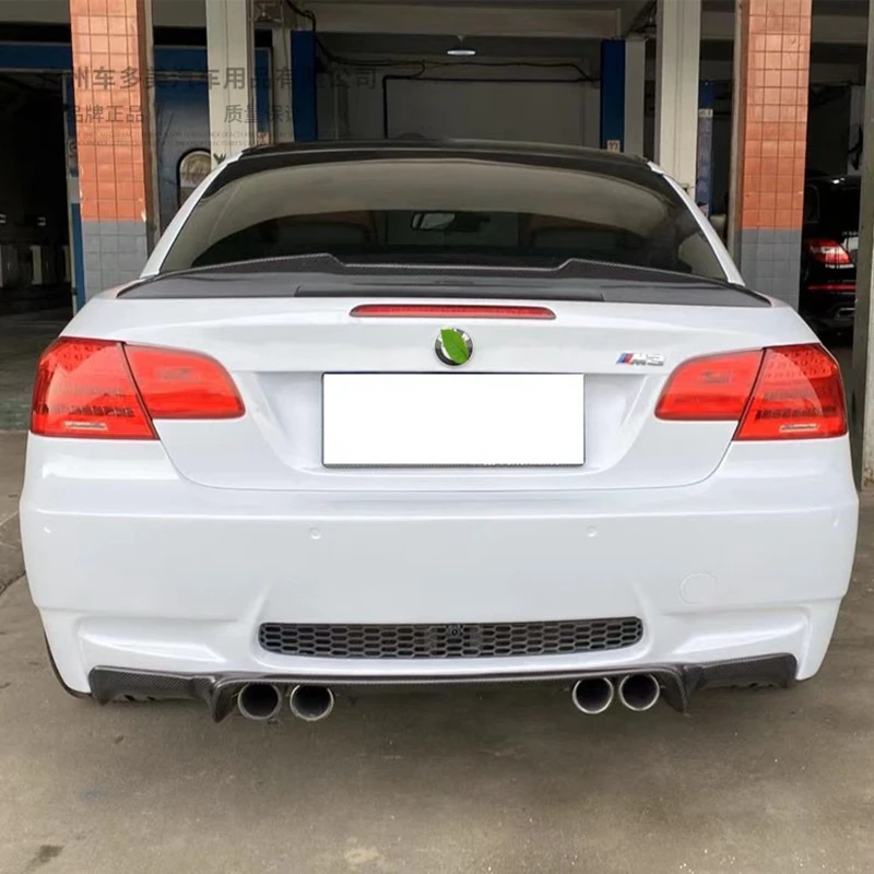 

for bmw E93 psm style high quality Carbon Fiber rear boot Wing Spoiler Rear Roof Spoiler Wing Trunk Lip Boot Cover